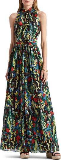 Crinkle Georgette Maxi Sundress