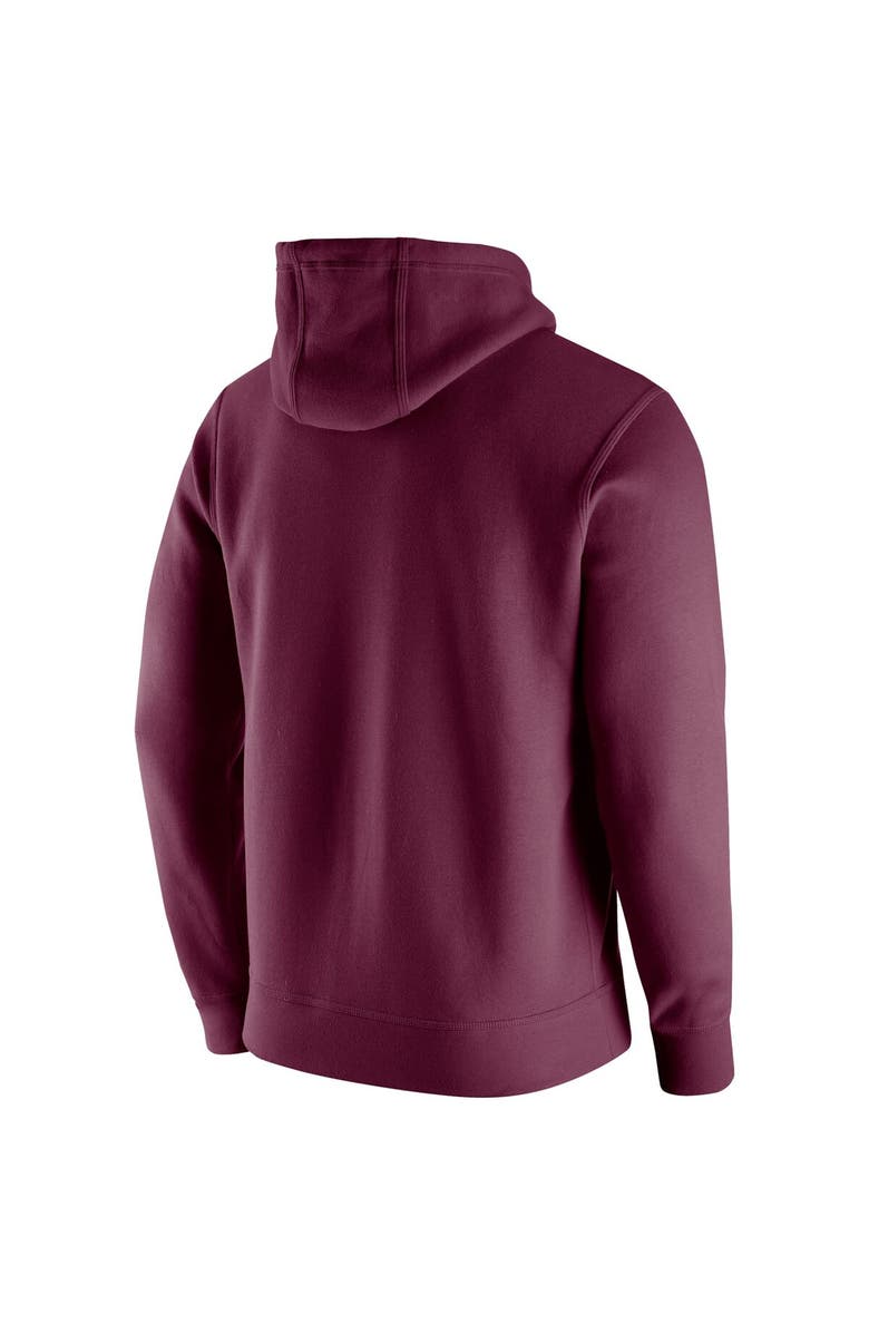 Nike Men's Nike Maroon Virginia Tech Hokies Retro Football Club Fleece Pullover Hoodie, Alternate, color, 
