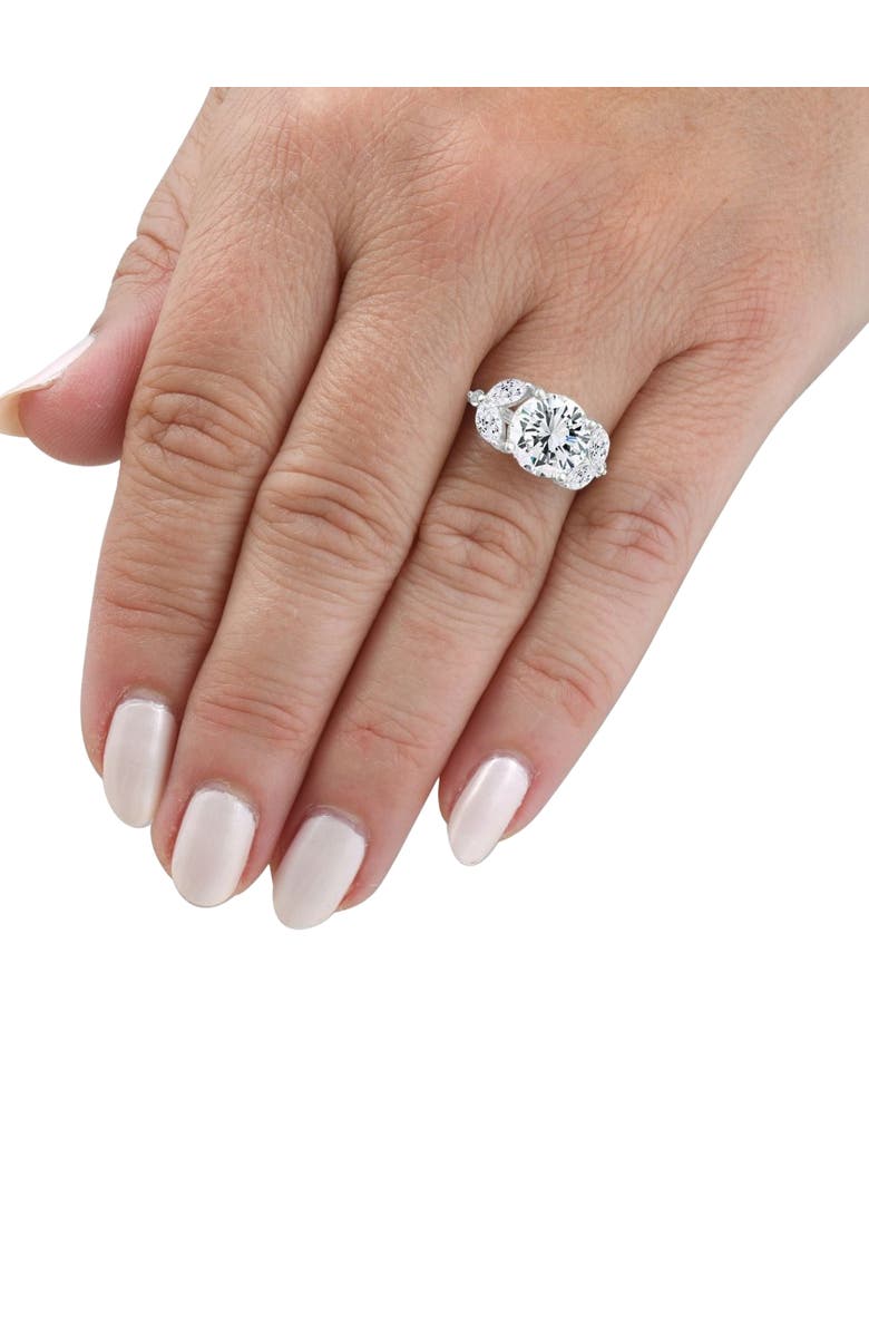 Bliss Diamond Certified 3.65Ct Round & Marquise Diamond Engagement Ring 14k Gold, Alternate, color, 