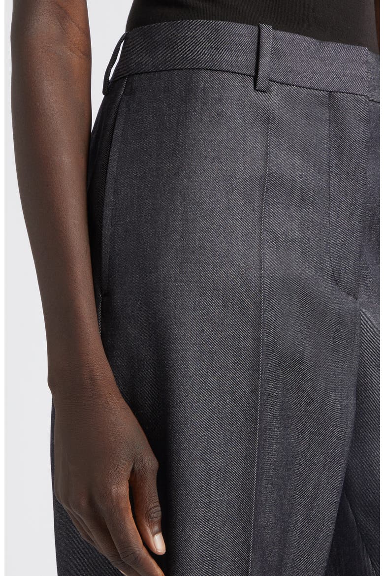 Denim Look Wool Twill Fittined Trousers, Alternate, color, 4100 NAVY
