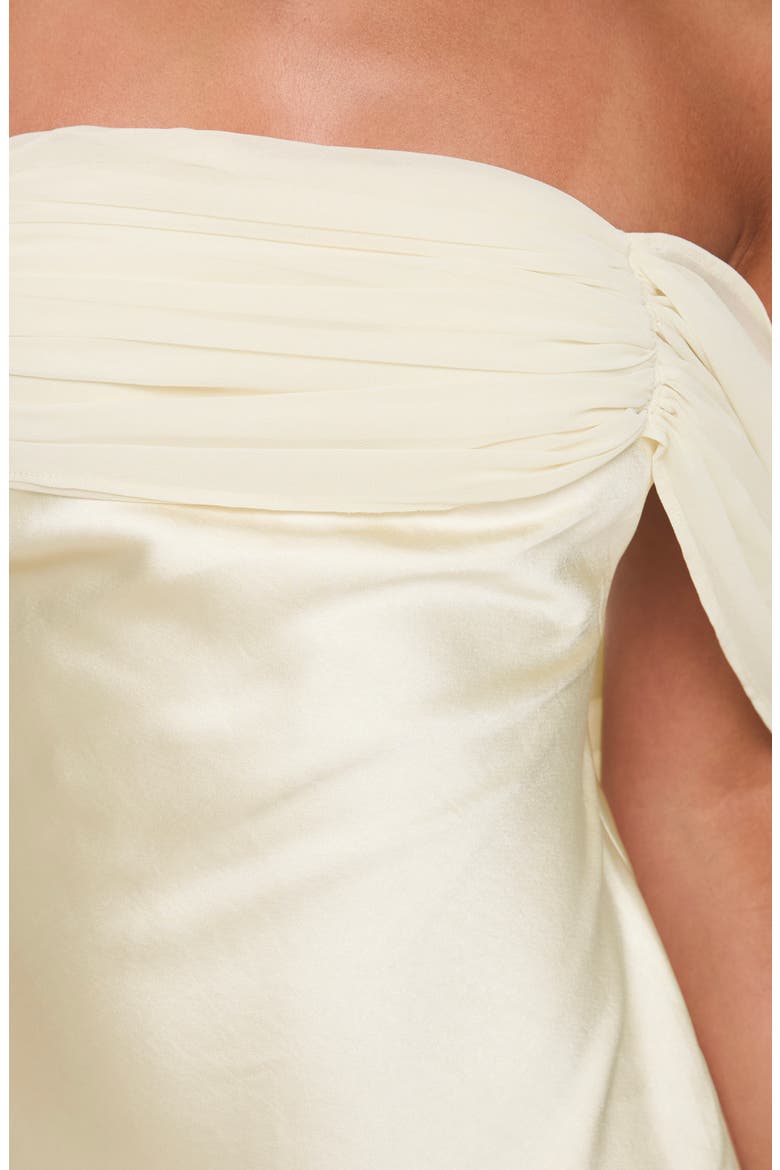 adoration off the shoulder mini dress Adoration Mini Off The Shoulder Dress | cream | Womens