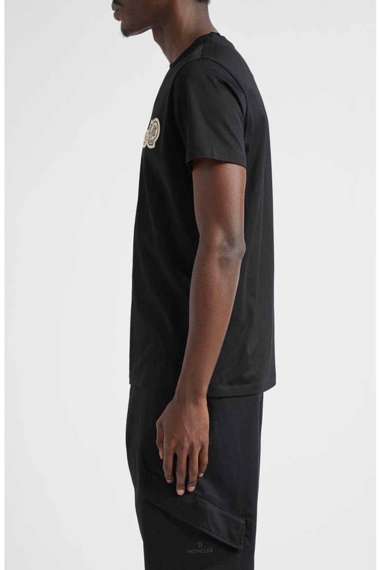 Logo Cotton T-Shirt, Alternate, color, BLACK