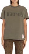 Golden Goose Distressed Cotton Logo Tee