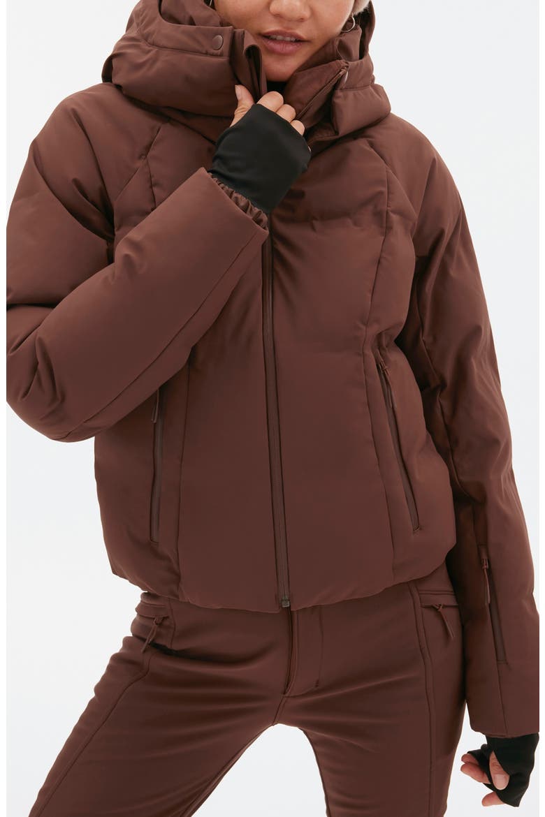 Georgie Puffer Jacket, Main, color, SPIKED COCOA