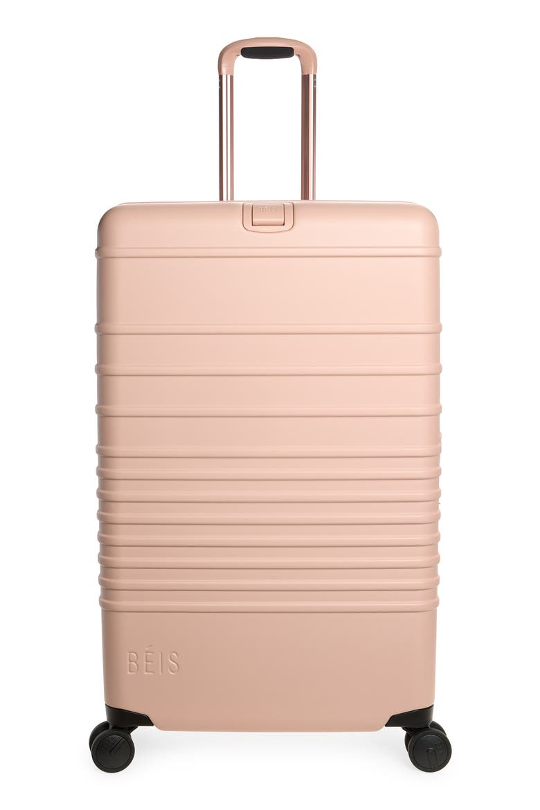 The Large Check-In Hardside Roller Suitcase, Main, color, ATLAS PINK