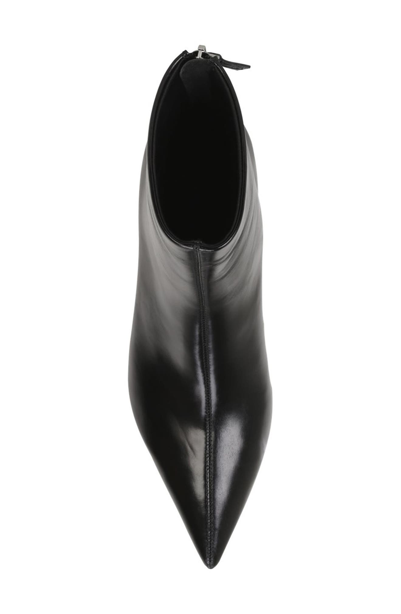 BOSS Gracey Chunky Heel Bootie, Alternate, color, Black