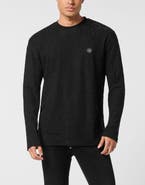 PHILIPP PLEIN Longsleeve Jacquard Crest Men