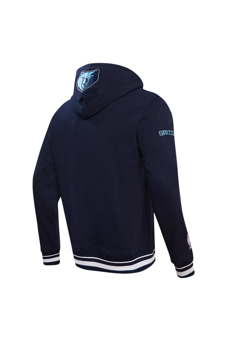 Men's Pro Standard Navy Memphis Grizzlies Script Tail Pullover Hoodie, Alternate, color, Navy