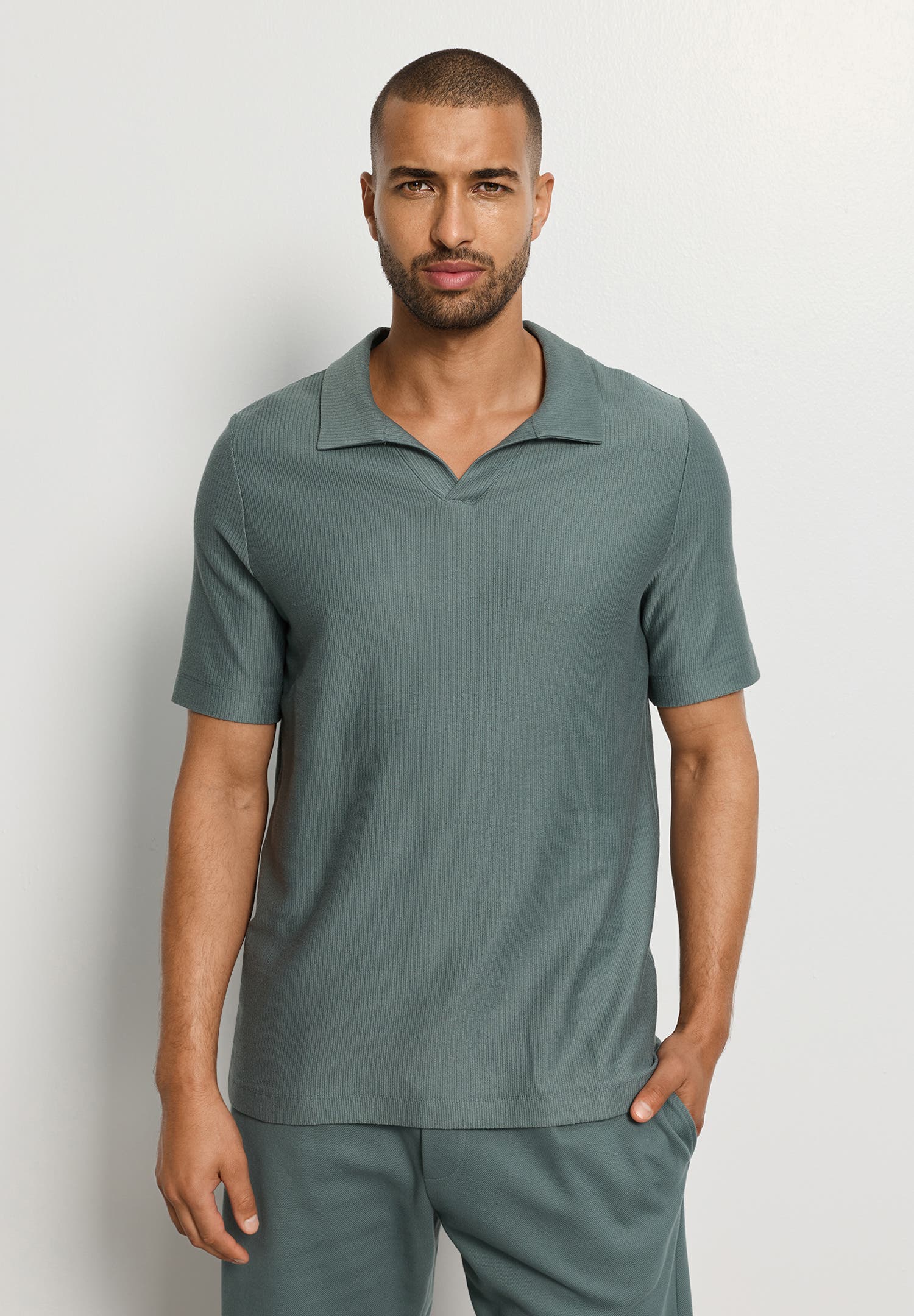 Travelwear Organic Cotton Collared Top - image 4