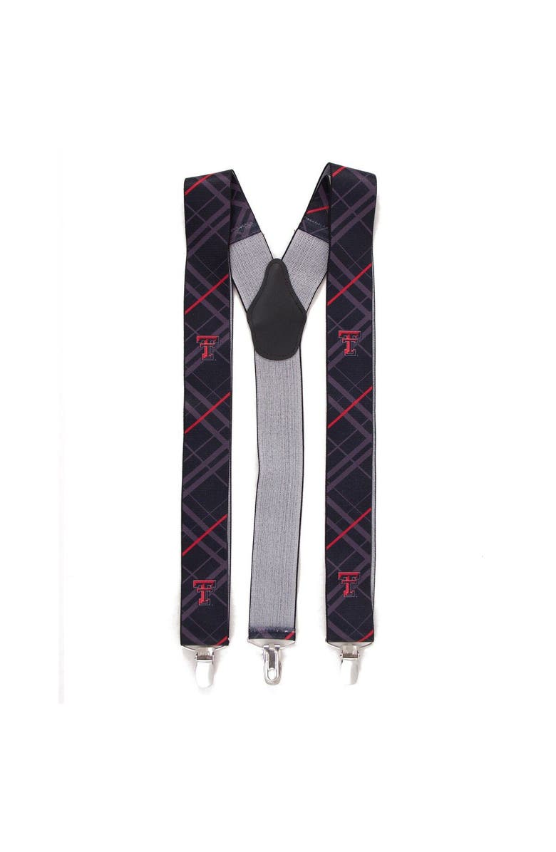 EAGLES WINGS Men's Black Texas Tech Red Raiders Suspenders, Main, color, Black