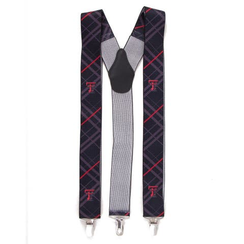 Men's Black Texas Tech Red Raiders Suspenders