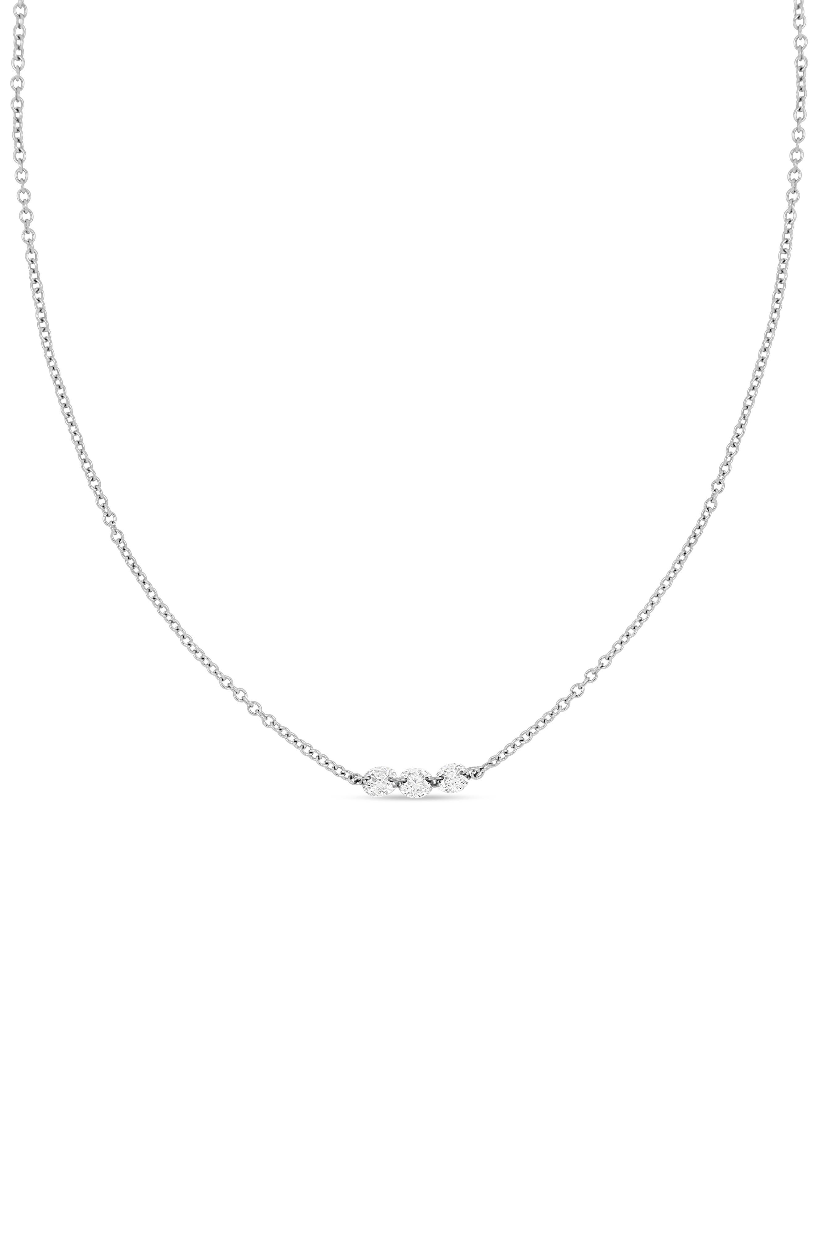 Bony Levy Liora 18K White Gold Diamond Necklace