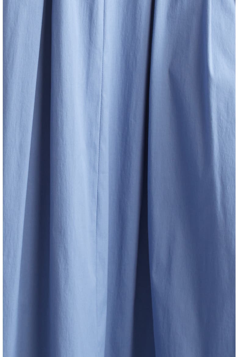 Smocked Back Cotton Poplin Dress, Alternate, color, CORNFLOWER