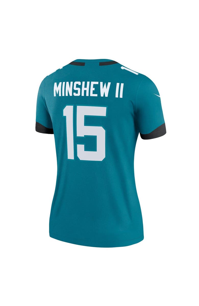 Nike Women's Nike Gardner Minshew II Teal Jacksonville Jaguars Legend Jersey, Alternate, color,