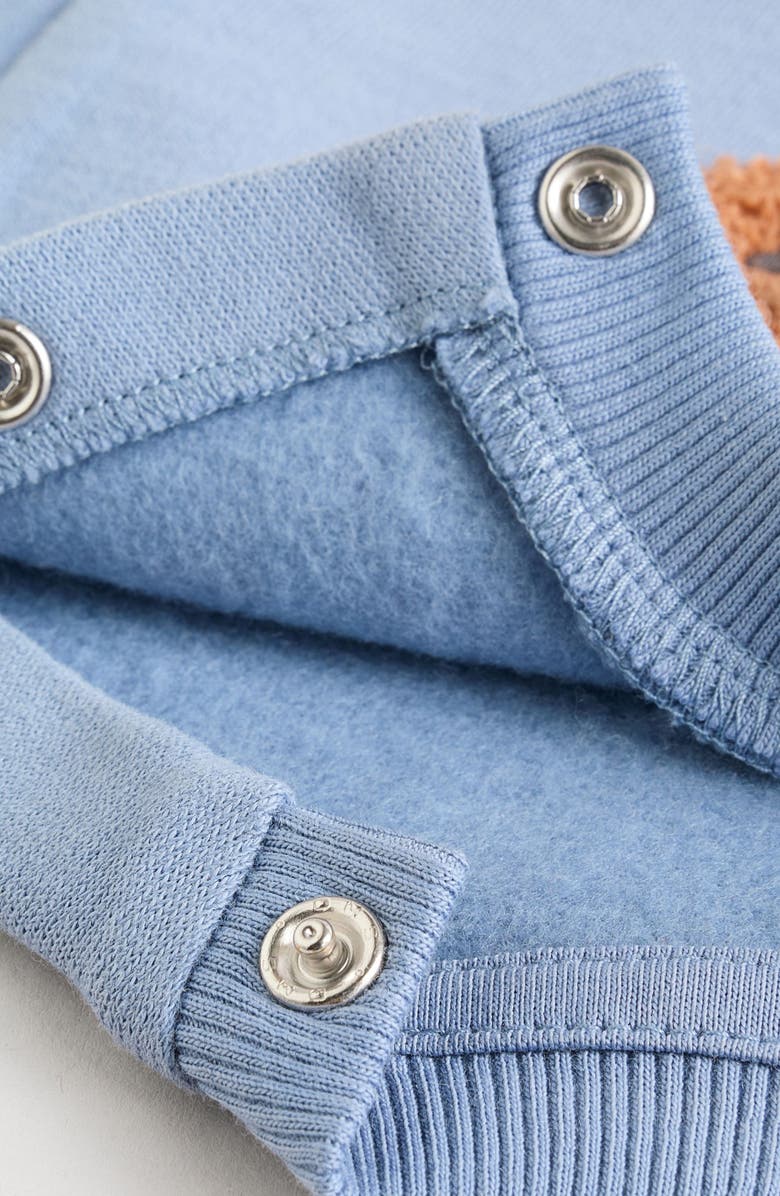 NEXT Bear Sweatshirt & Sweatpants Set, Alternate, color, Blue