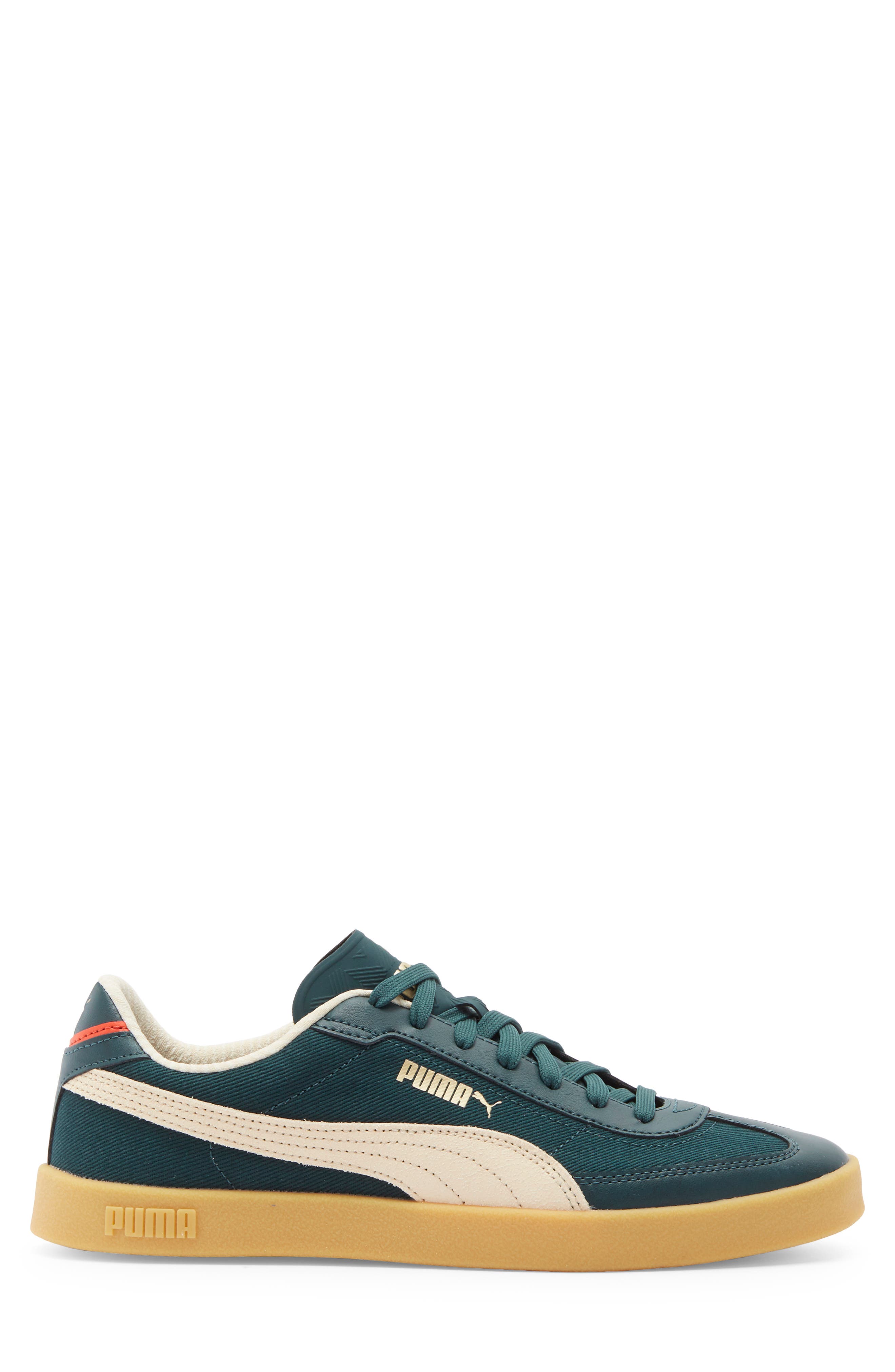 PUMA Club II Era Retro Sneaker, Alternate, color, Green Terrain/ Canvas
