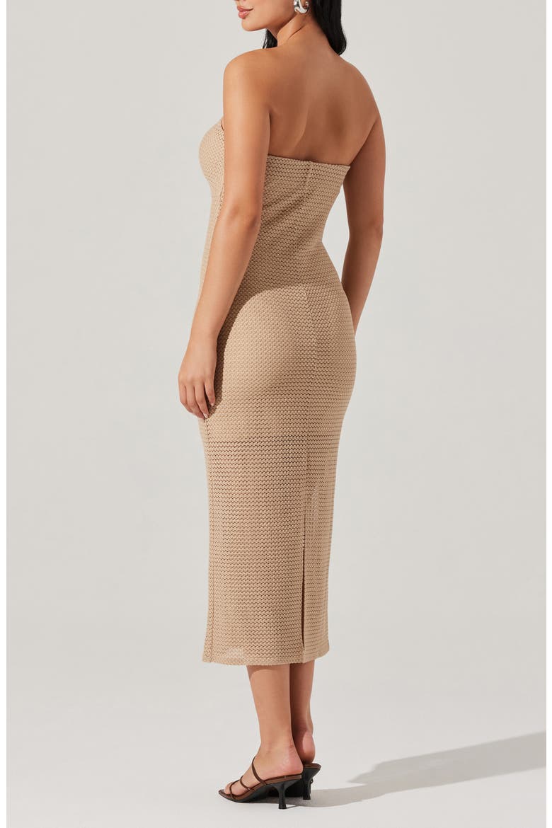 Kasandra Strapless Dress, Alternate, color, NATURAL