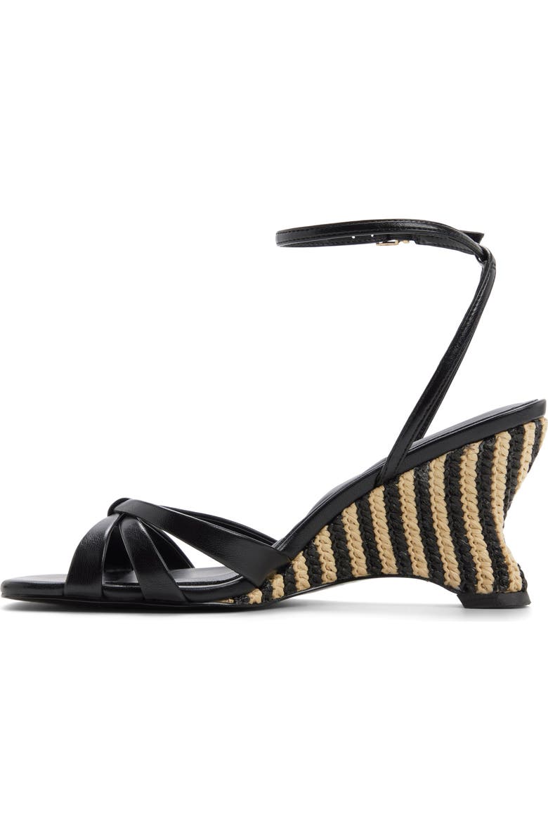 ALDO Ermanna Ankle Strap Wedge Sandal, Alternate, color,