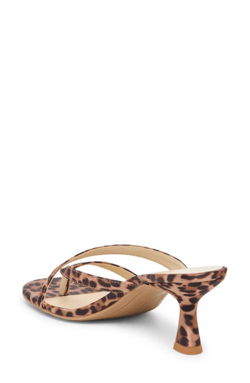 Dolce Vita Brevel Heels Dk Leopard Printed Suede In Brown