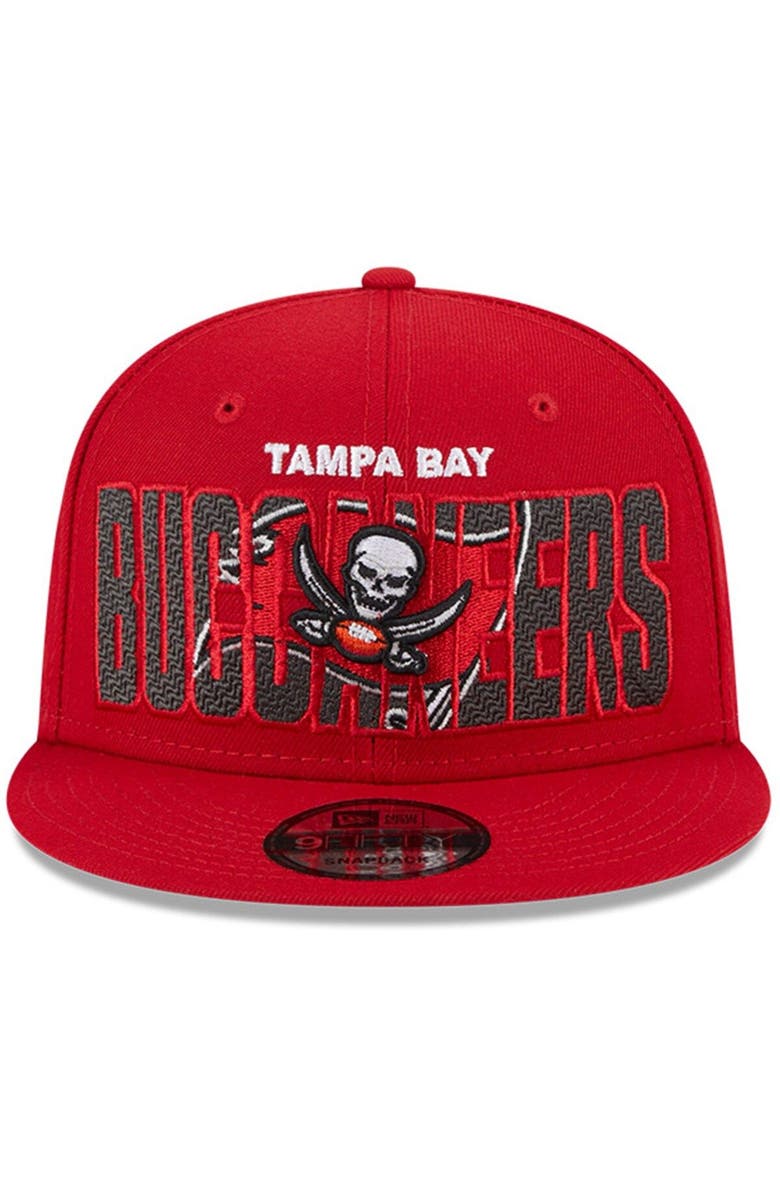 New Era Men's New Era Red Tampa Bay Buccaneers 2023 NFL Draft 9FIFTY Snapback Adjustable Hat, Alternate, color, 