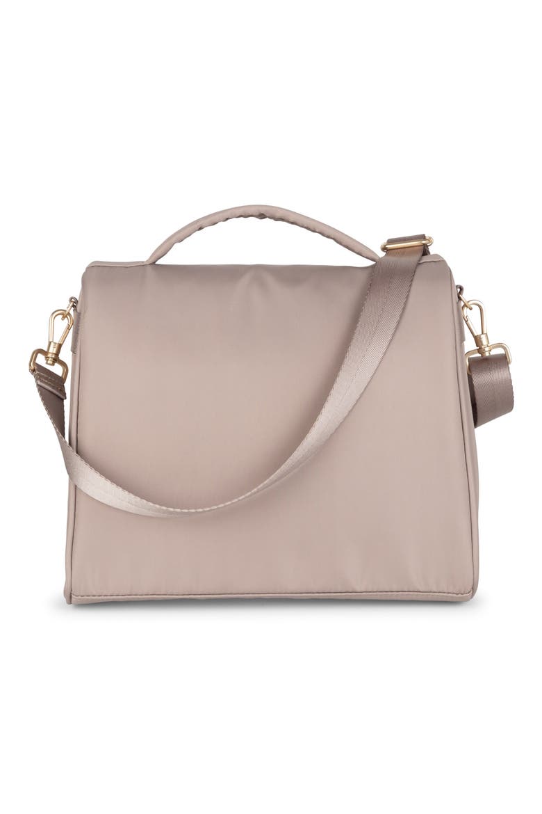 Insulated Twill Bottle Bag, Alternate, color, TAUPE
