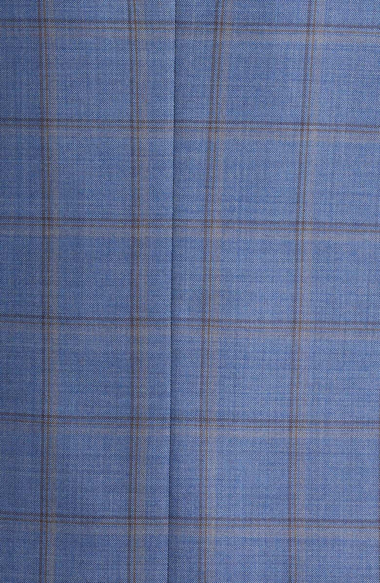 Peter Millar Flynn Classic Fit Light Blue Shadow Check Wool Sport Coat, Alternate, color, Blue