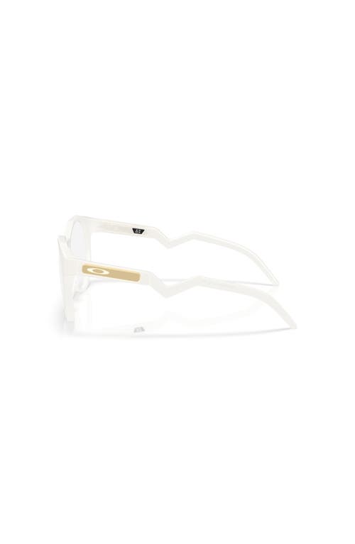 Oakley 52mm Rectangle Optical Glasses In Neutral
