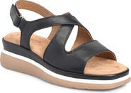 Comfortiva Amethyst Slingback Platform Wedge Sandal