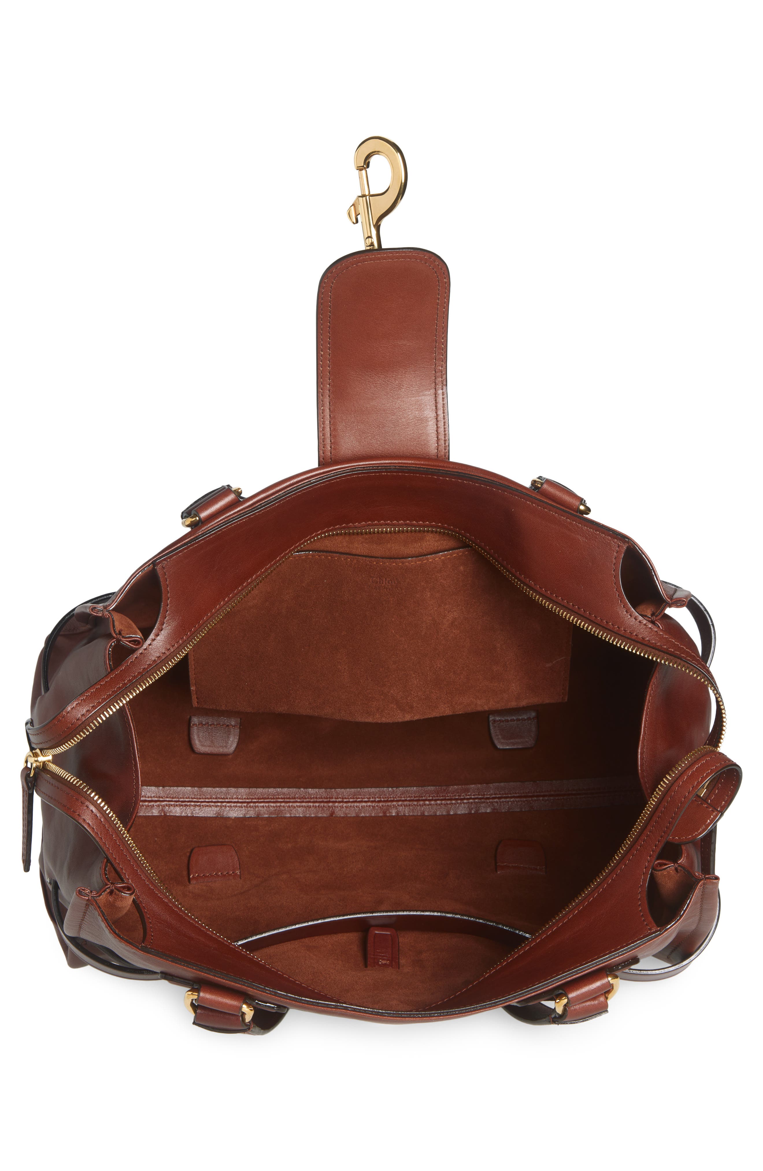 Chloé Medium Kerala 25 Leather Handbag, Alternate, color, 