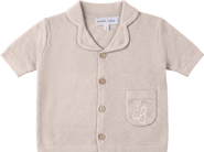 Charlotte & George Short Sleeve Knit Shirt Jacket
