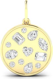 Everlee Multi-Shape Inlay Coin in 14K