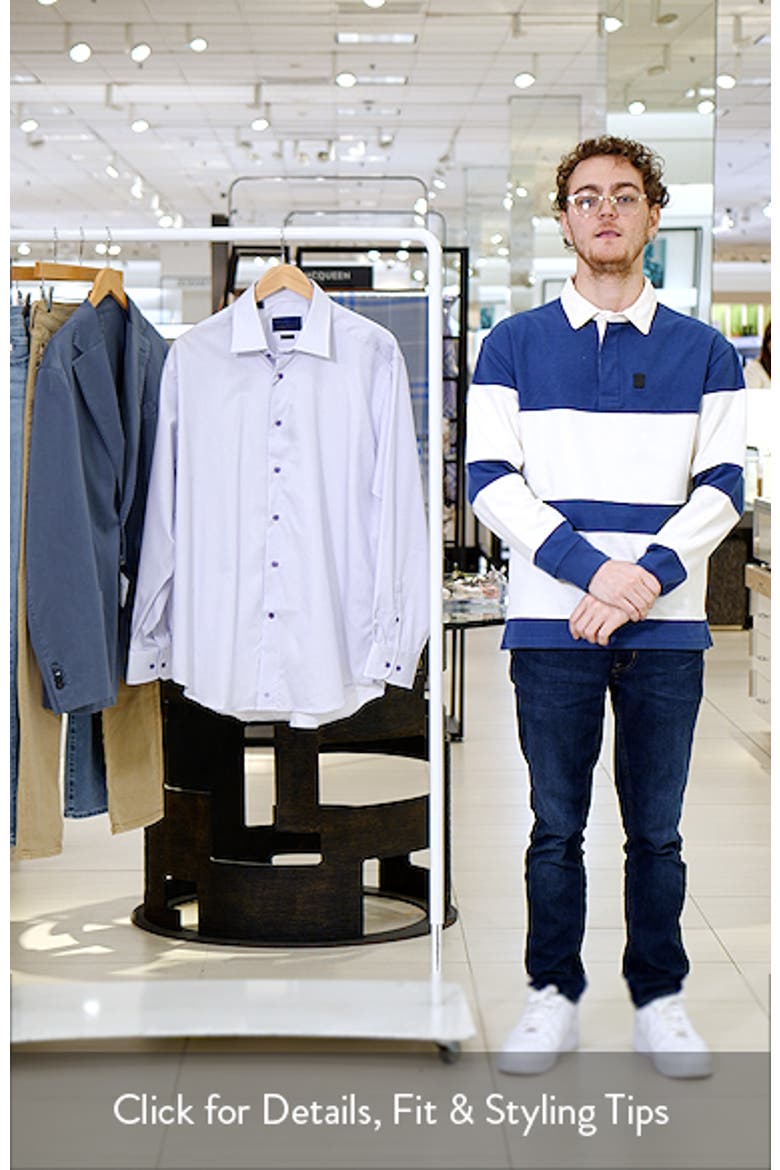 Regular Fit Geometric Cotton Dress Shirt video
