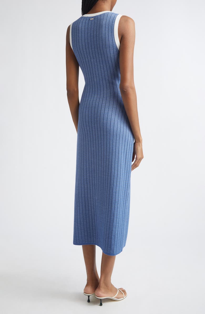 Toccin Bex Tie Front Sleeveless Mid Dress, Alternate, color, 