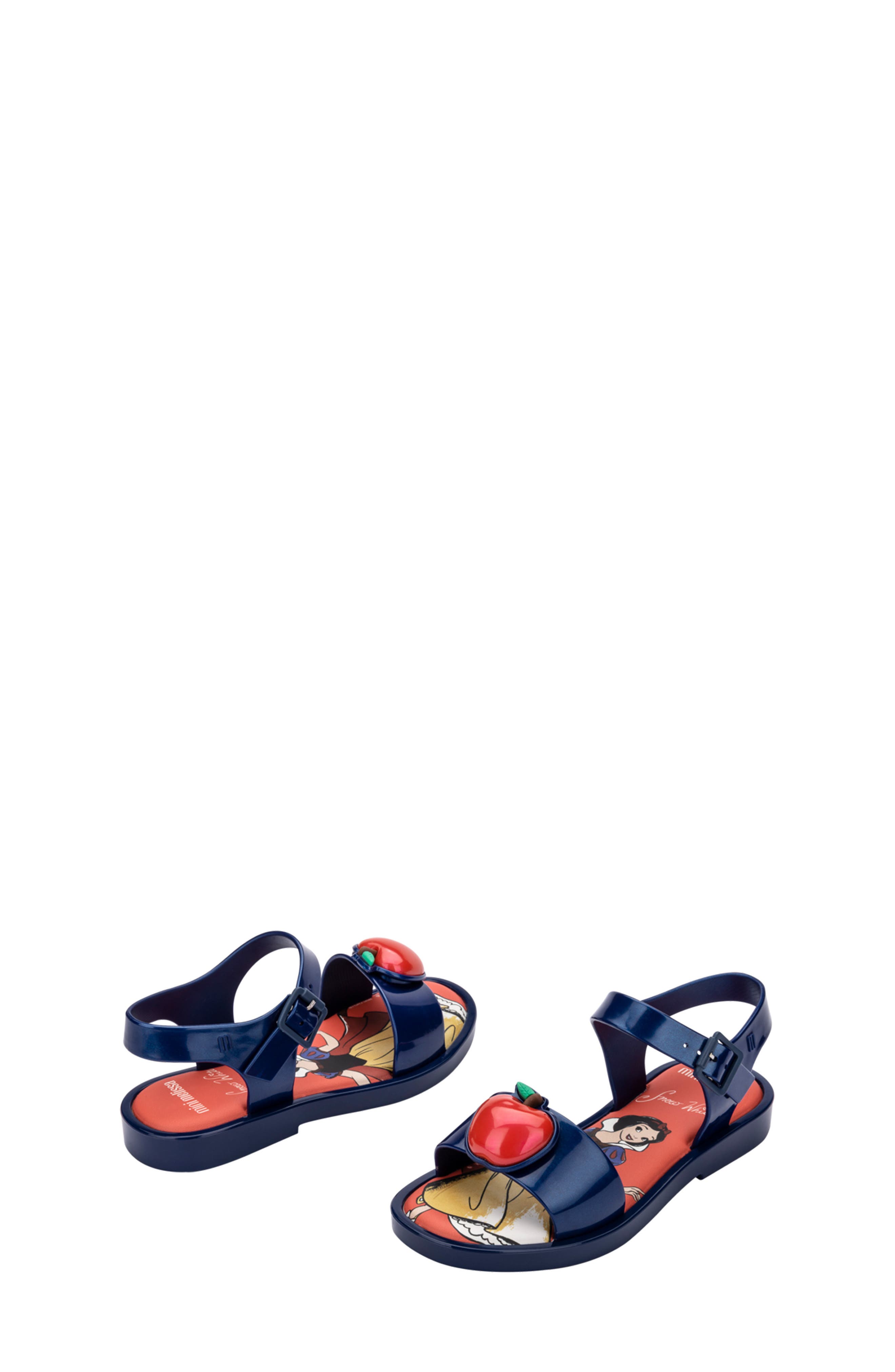 Mini Melissa x Disney Mar Jelly Sandal, Alternate, color, Red