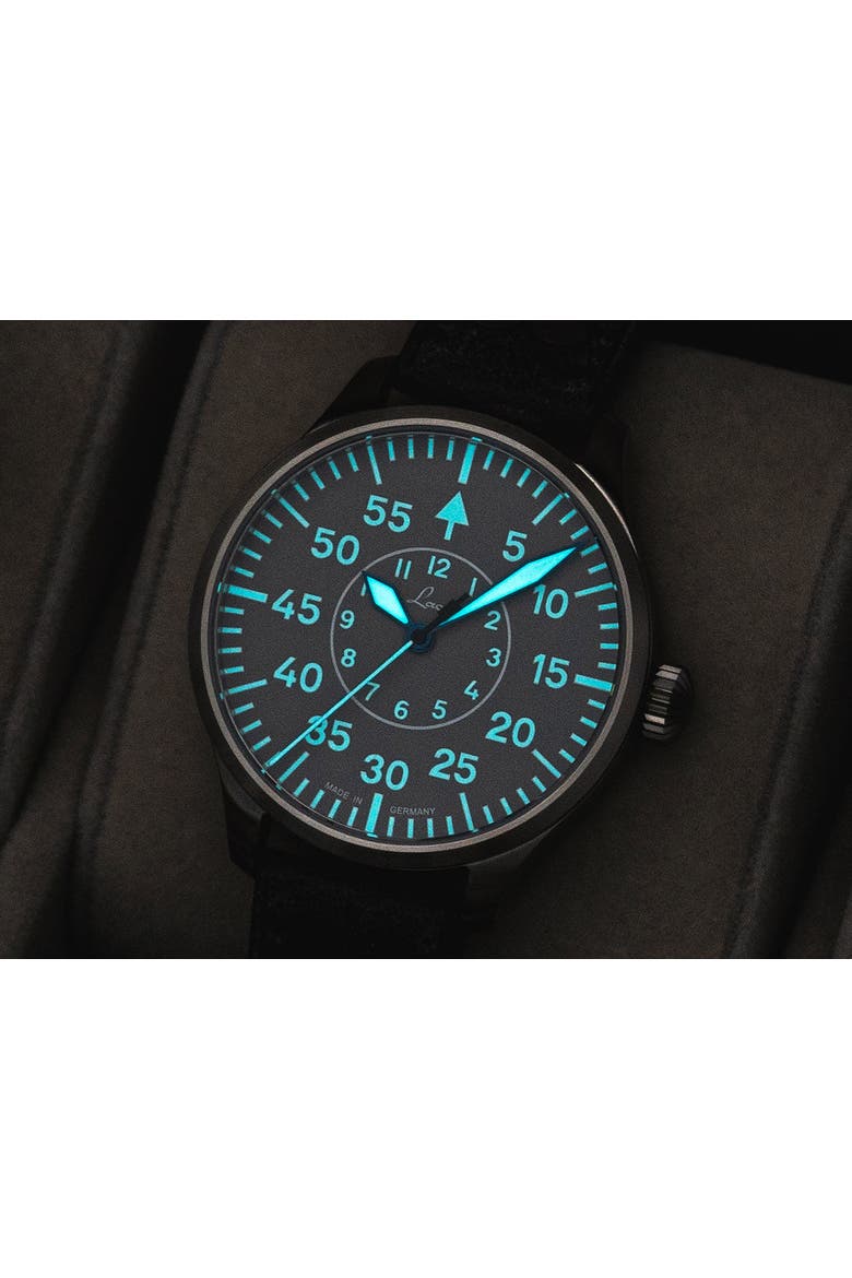 Aachen - 42mm, Gray Dial, Automatic Leather Strap, Alternate, color, Gray