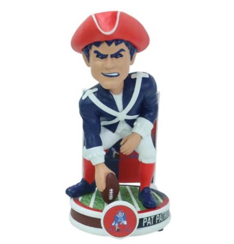 Pat The Patriot (New England Patriots) Banner Series NFL Bobblehead