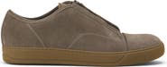 Lanvin Dbb1 Suede Zip Sneakers
