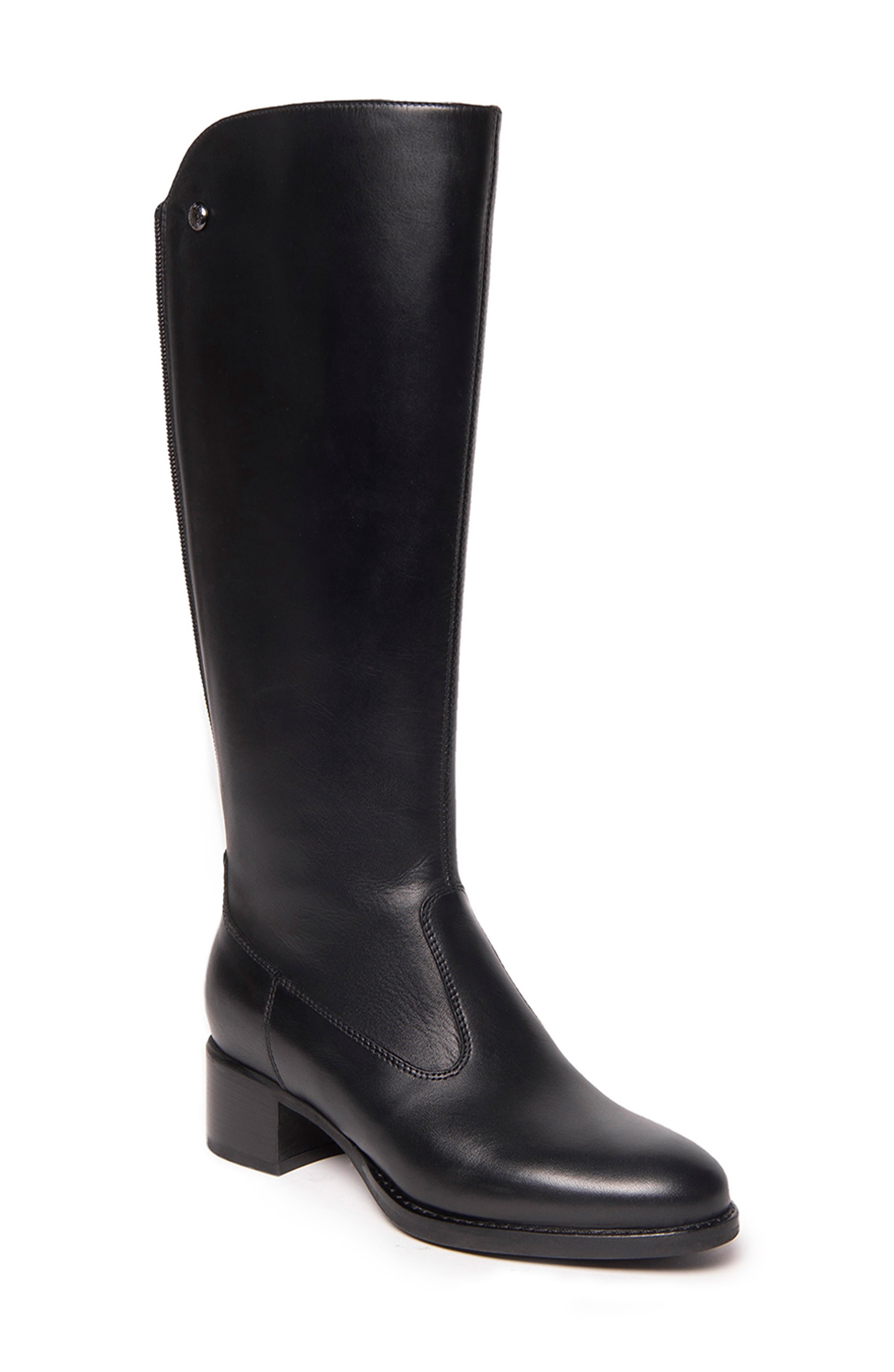NeroGiardini Knee High Boot, Main, color, Black