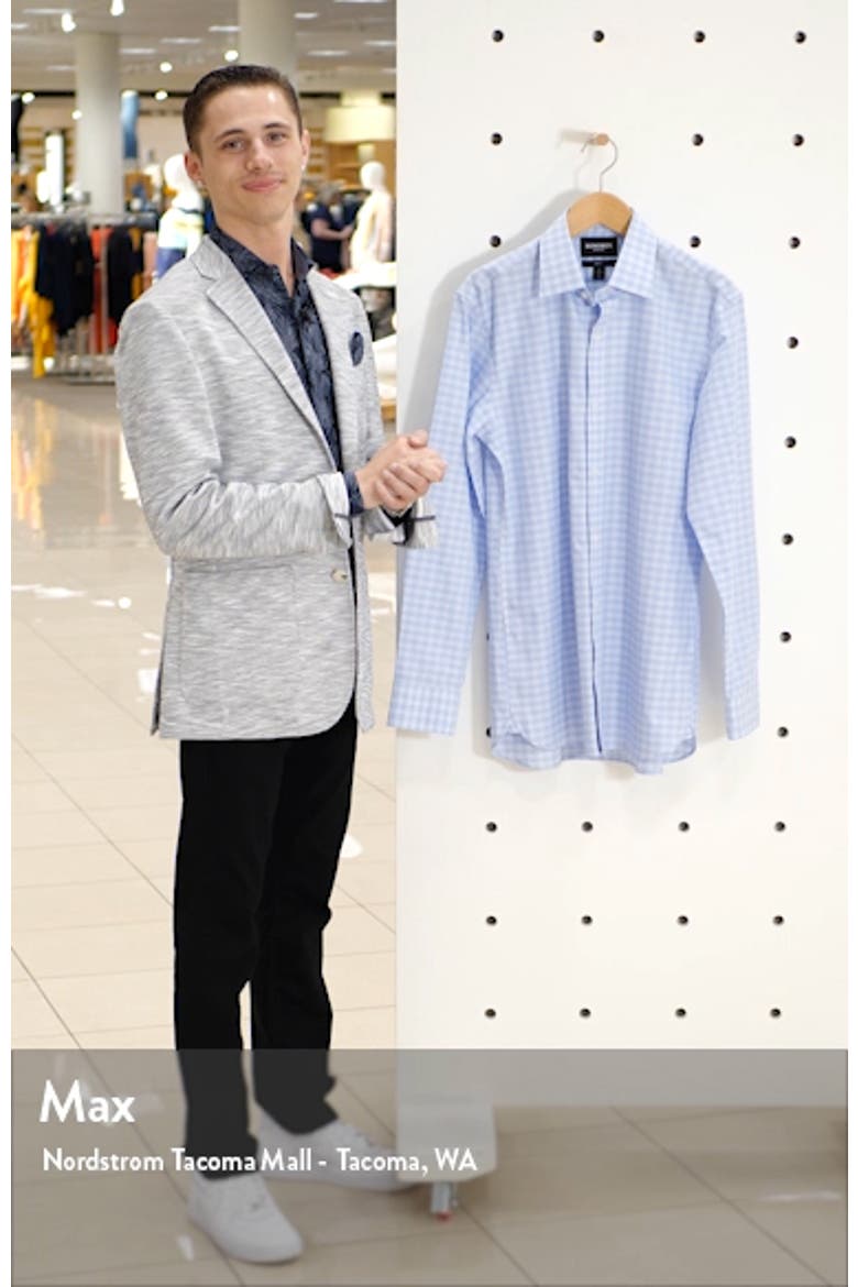 Slim Fit Plaid Dress Shirt video