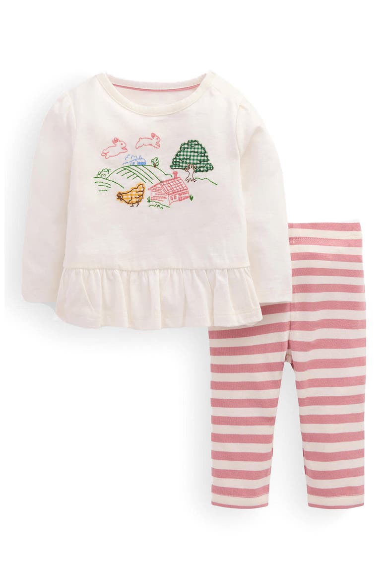 Kids' Appliqued Jersey Play Set, Main, color, IVORY FARM