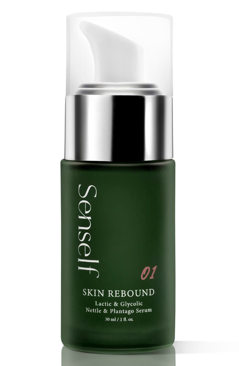 Senself Skin Rebound Lactic & Glycolic Serum, Main, color, 
