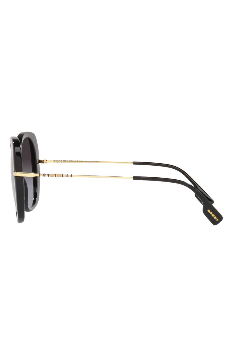Burberry 55mm Round Sunglasses, Alternate, color, 