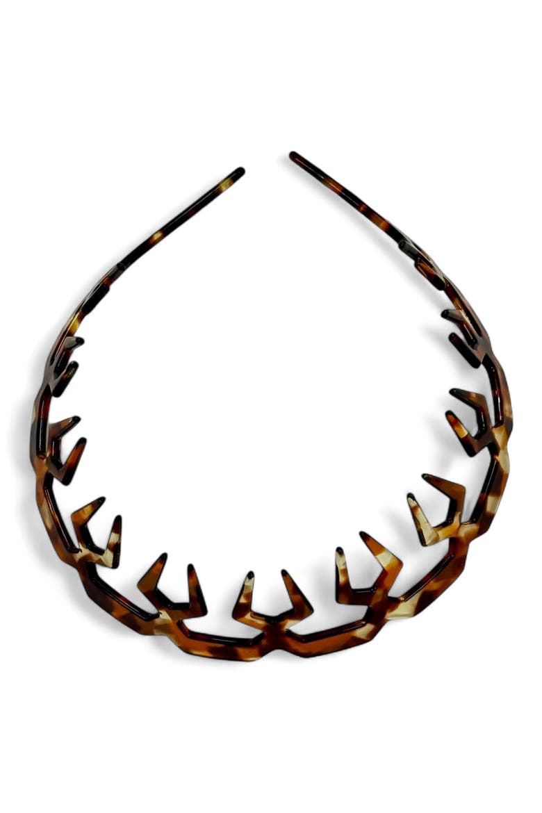 Crown Headband, Alternate, color, DOTTED TORTOISE