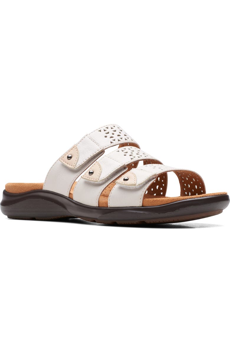Clarks<sup>®</sup> Kitly Walk Sandal, Main, color, White