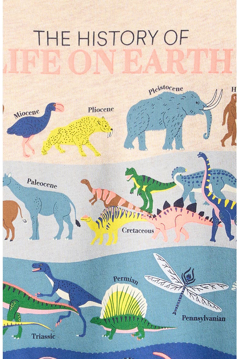 Kids' Glow in the Dark Graphic T-Shirt, Alternate, color, LIFE ON EARTH