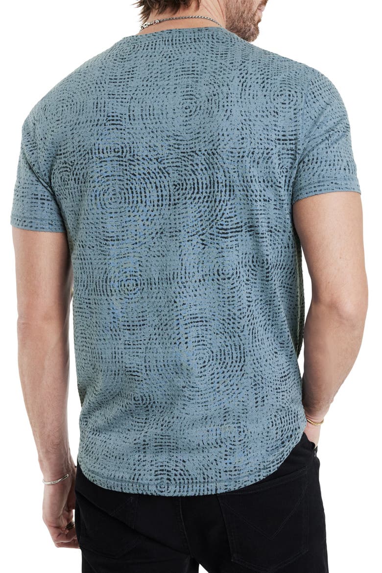 LUMEN TEXTURE CREW WITH RECORD, Alternate, color, STEEL BLUE