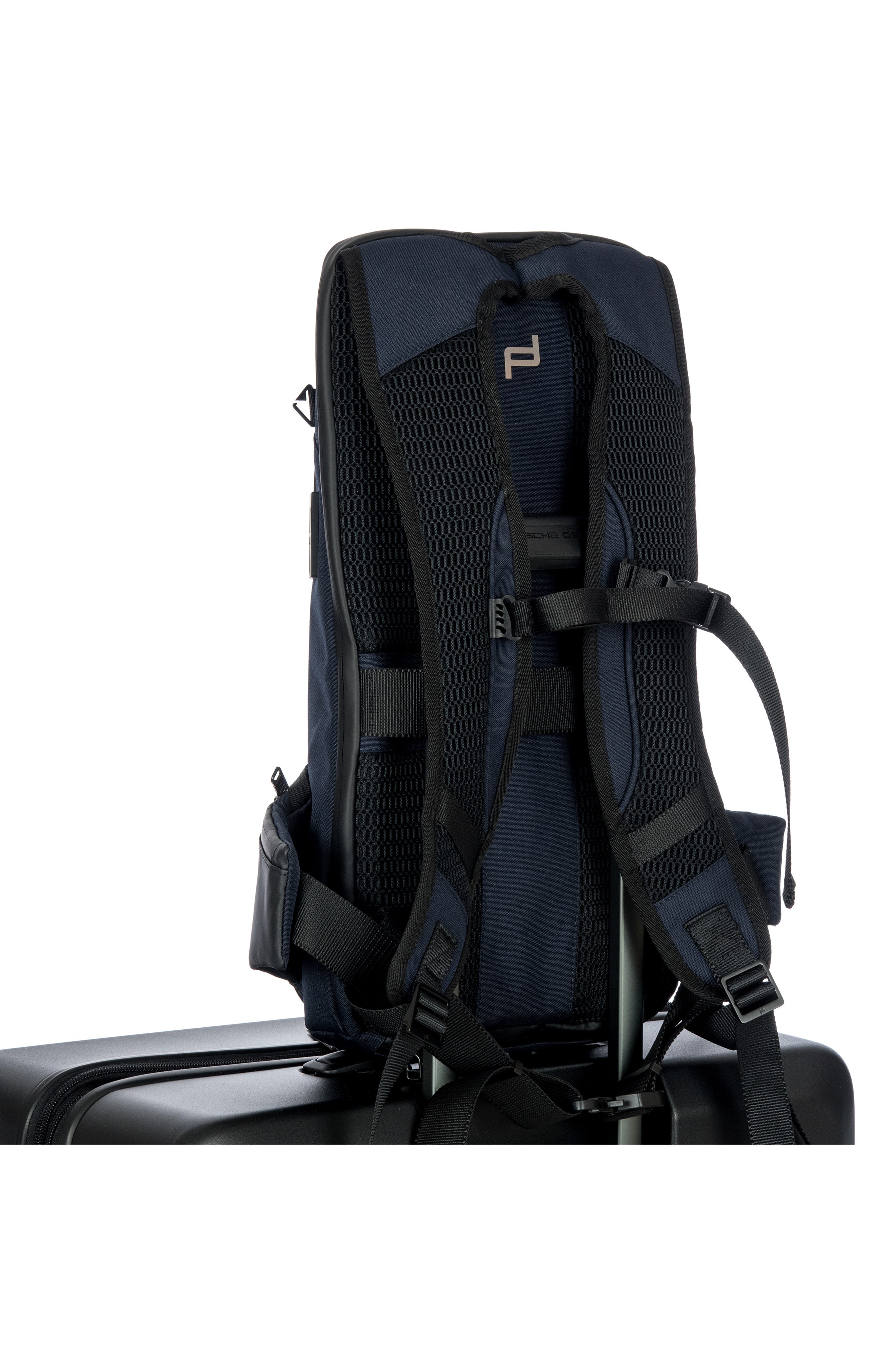 Recycled Polyester Cycling Backpack, Alternate, color, DARK BLUE
