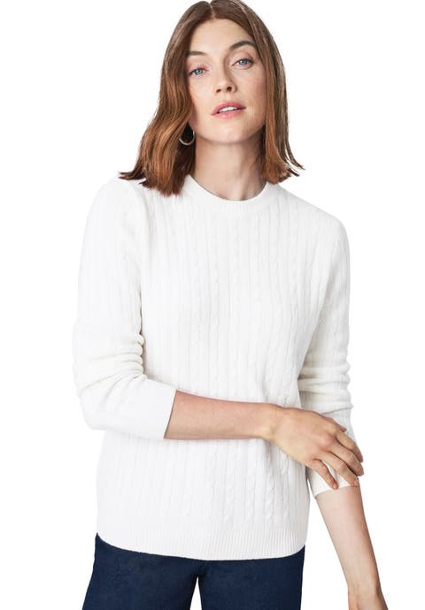 Cable Crewneck Sweater