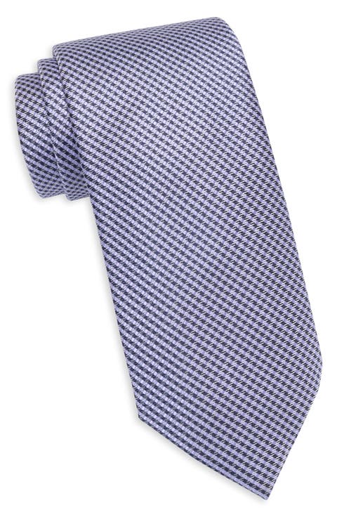 Vedera Houndstooth Print Tie