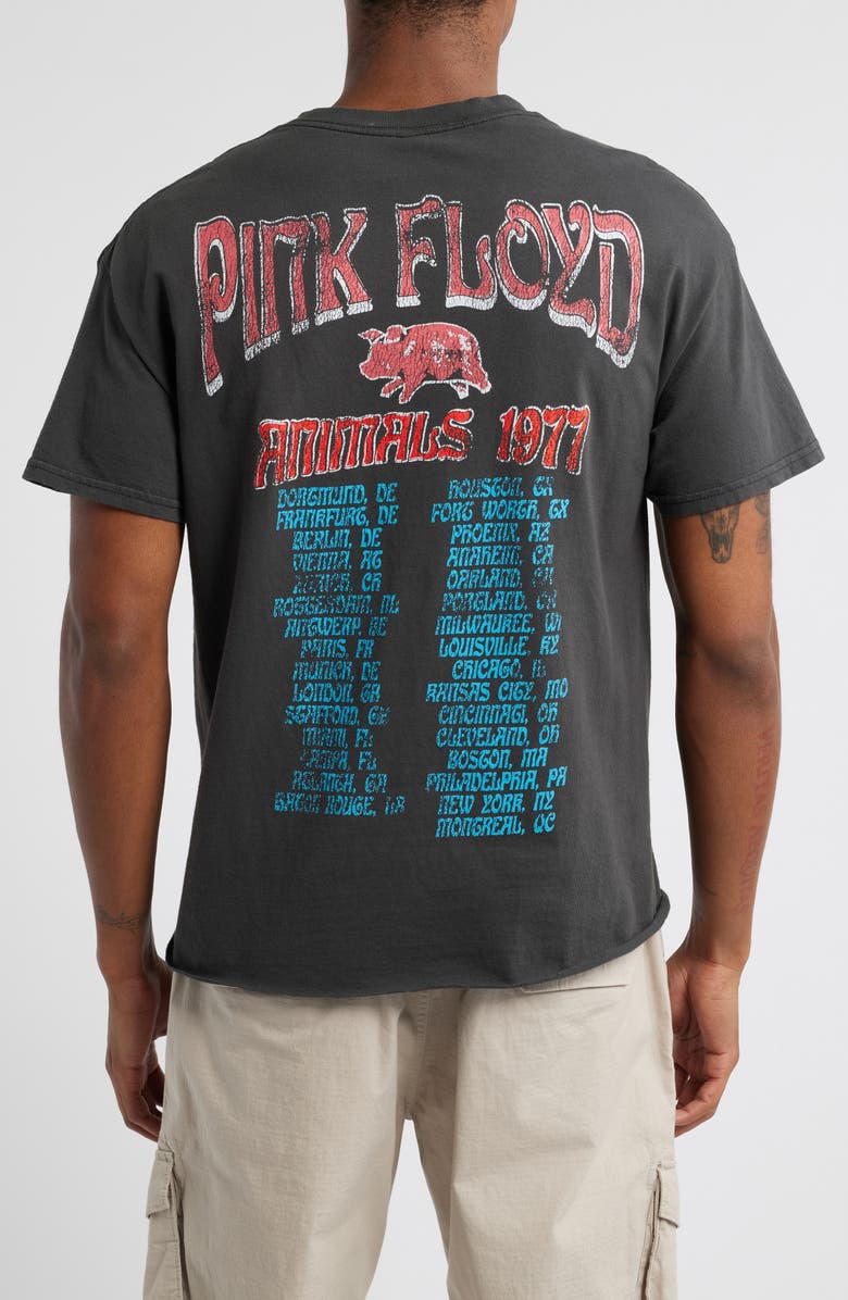 Merch Traffic Pink Floyd Animal Crop Graphic T-Shirt, Alternate, color, 